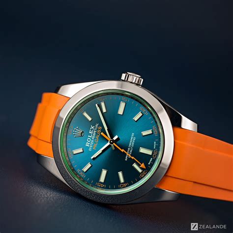 rolex milgauss rubber band.